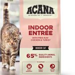 Acana Dry Cat Food for Indoor Cats, Indoor Entrée, Chicken, Turkey, Whole Herring, and Rabbit, 4lb