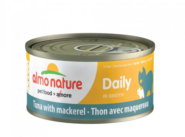 Almo Nature Daily Cat Tuna Mackerel Canned Cat Food - Image 1