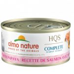 Almo Nature HQS Complete Cat Grain Free Salmon with Papaya Canned Cat Food