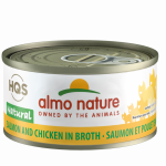 Almo Nature HQS Natural Cat Grain Free Salmon and Chicken Canned Cat Food