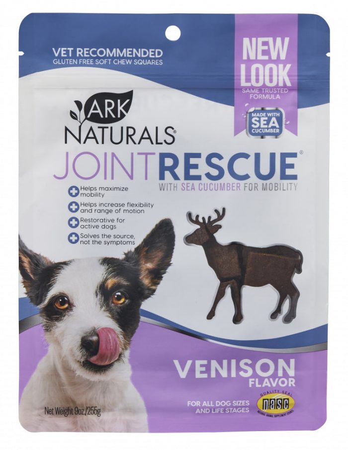 Ark Naturals Sea Mobility Joint Rescue Venison Recipe Jerky Treats - Image 1
