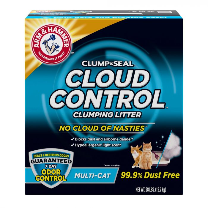 Arm & Hammer™ Clump & Seal Cloud Control Clumping Multi-Cat Clay Cat Litter - Scented, Low Dus - Image 1