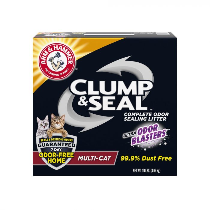 Arm & Hammer™ Clump & Seal Clumping Multi-Cat Clay Cat Litter - Low Dust - Image 1