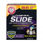 Arm & Hammer&trade; Clump & Seal Slide Clumping Multi-Cat Clay Cat Litter - Low Dust