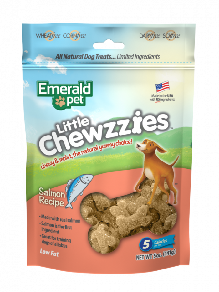 Emerald Pet Little Chewzzies Salmon Recipe Dog Treats - Image 1