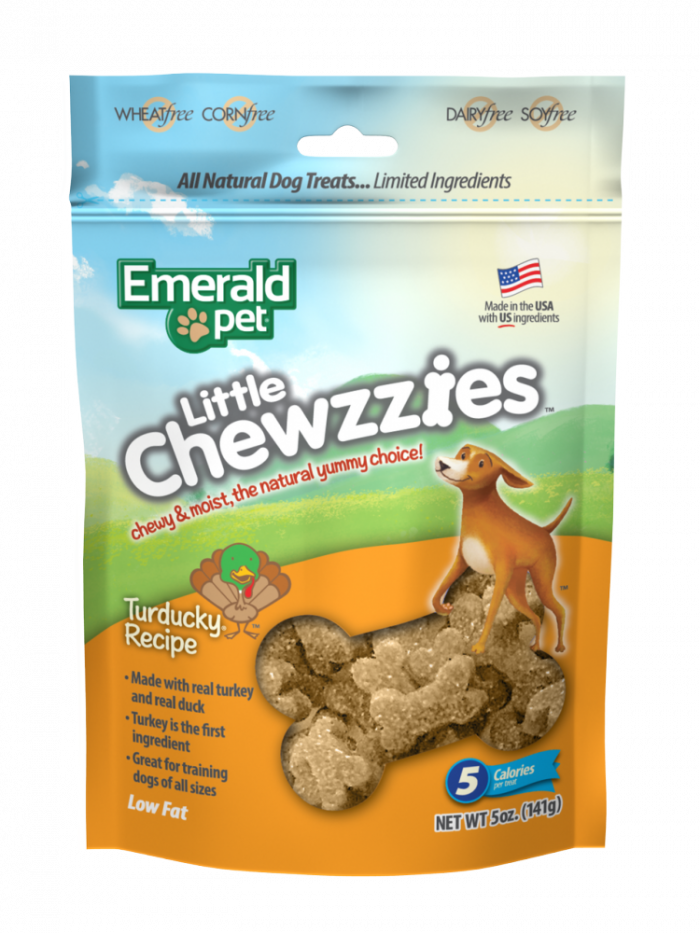 Emerald Pet Little Chewzzies Turducky Recipe Dog Treats - Image 1