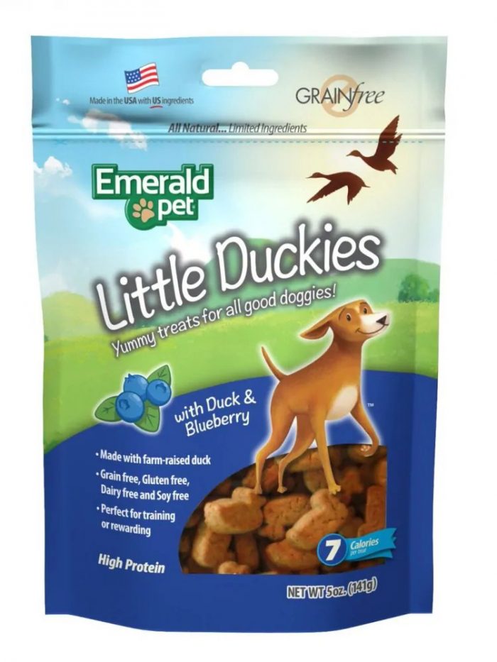 Emerald Pet Little Duckies Blueberry Dog Treats - Image 1