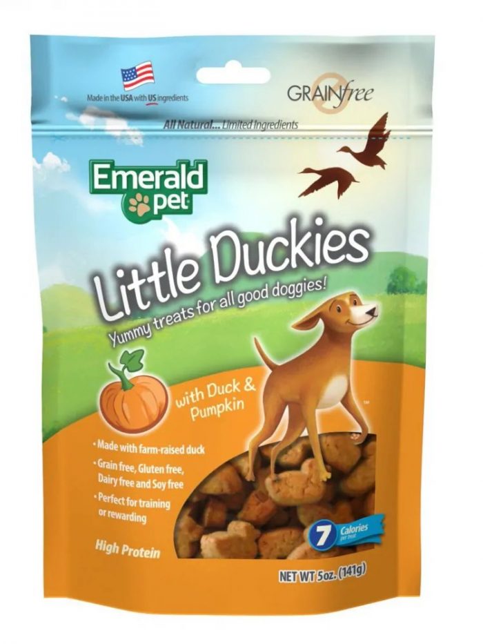 Emerald Pet Little Duckies Pumpkin Dog Treats - Image 1