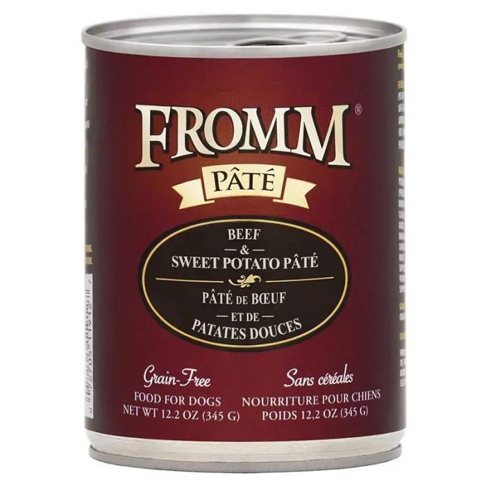 Fromm Family Grain Free Beef & Sweet Potato Pate Canned Dog Food - Image 1