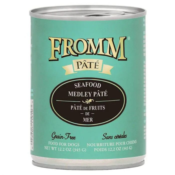 Fromm Family Grain Free Seafood Medley Pate Canned Dog Food - Image 1