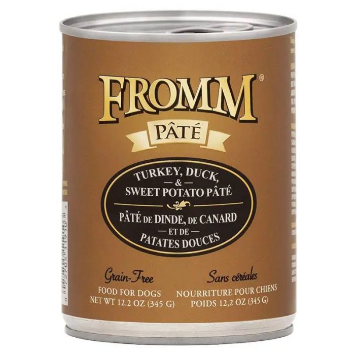 Fromm Family Grain Free Turkey, Duck & Sweet Potato Pate Canned Dog Food - Image 1