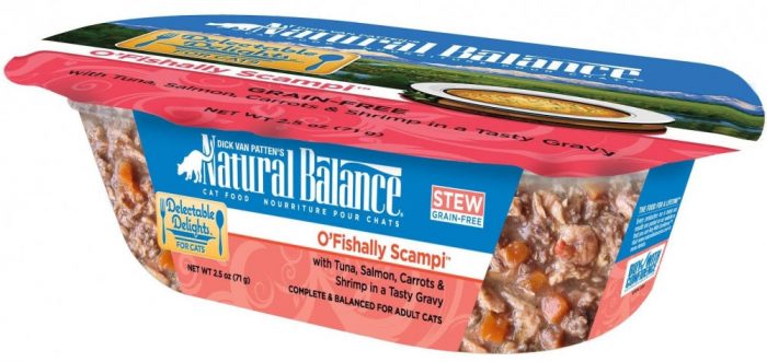 Natural Balance Delectable Delights Grain Free O Fishally Scampi Flavor Wet Cat Food - Image 1