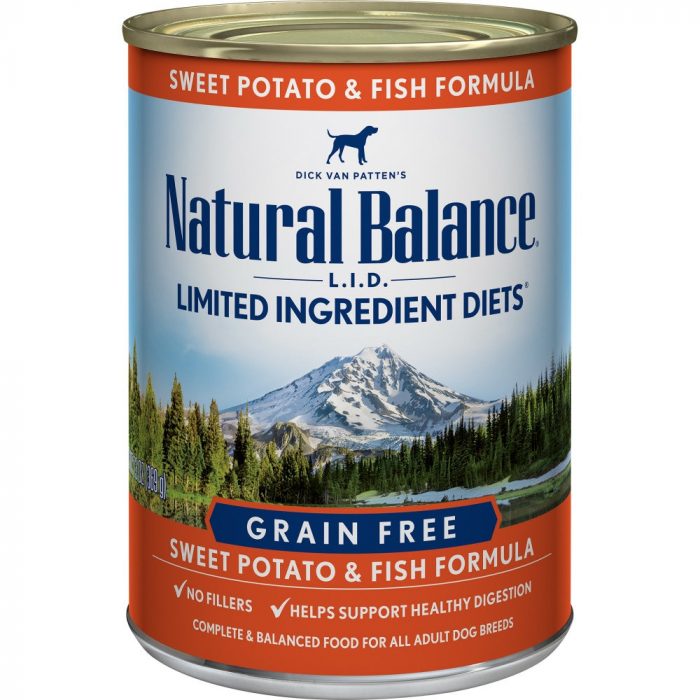 Natural Balance L.I.D. Limited Ingredient Diets Fish and Sweet Potato Canned Dog Food - Image 1