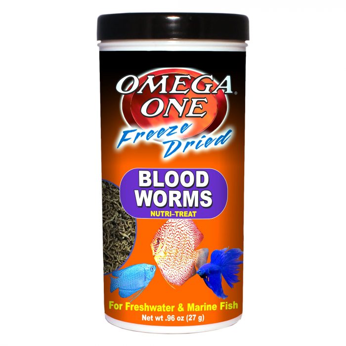 Omega™ One Freeze Dried Bloodworms Fish Treat - Image 1