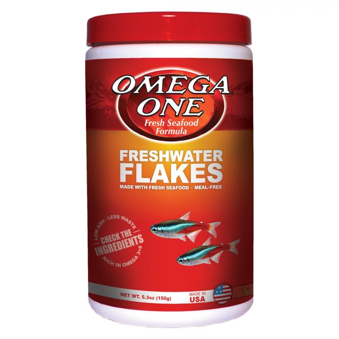Omega™ One Freshwater Flakes Fish Food - Image 1