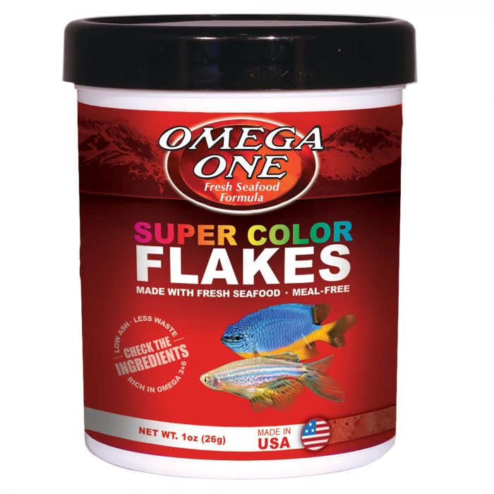 Omega™ One Super Color Tropical Fish Flakes - Image 1