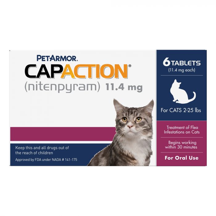 PetArmor® CapAction Oral Flea Treatment for Cats, 6 doses - Image 1