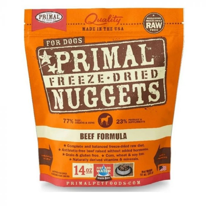 Primal Freeze Dried Nuggets Grain Free Beef Formula Dog Food - Image 1