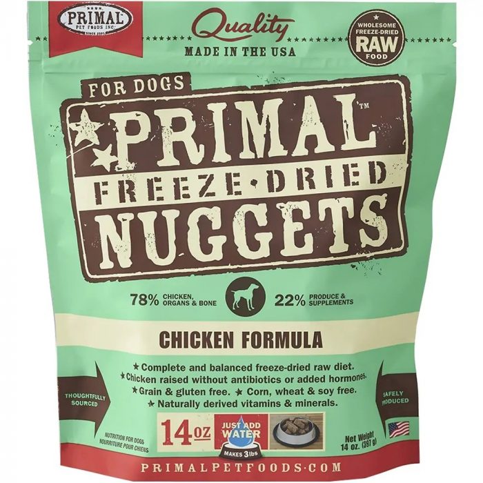 Primal Freeze Dried Nuggets Grain Free Chicken Formula Dog Food - Image 1