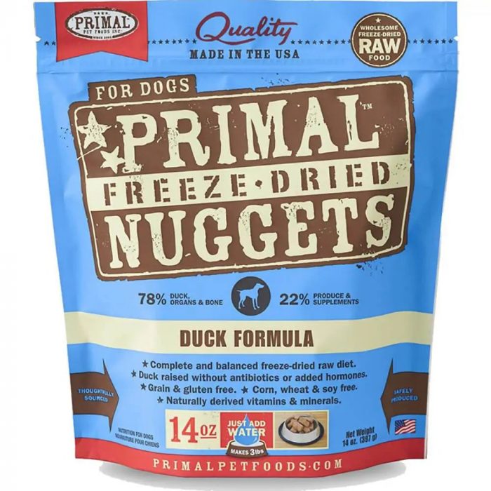 Primal Freeze Dried Nuggets Grain Free Duck Formula Dog Food - Image 1