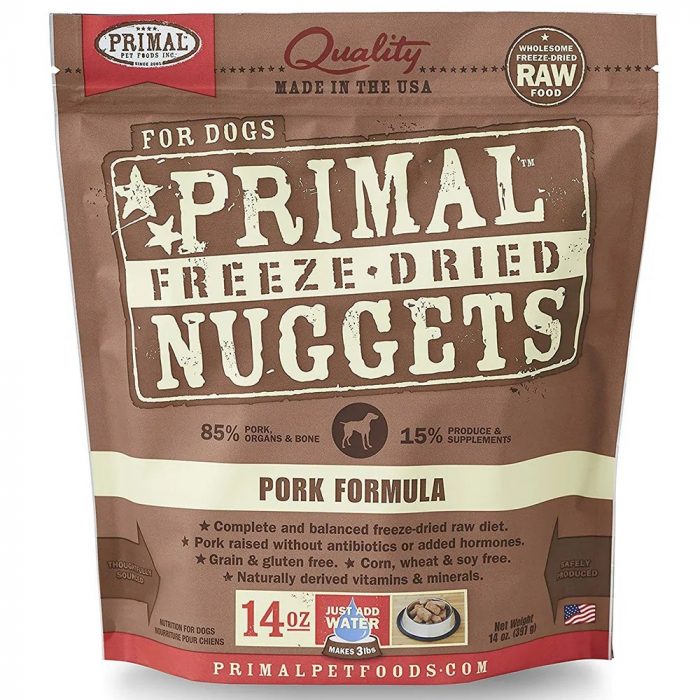 Primal Freeze Dried Nuggets Grain Free Pork Formula Dog Food - Image 1