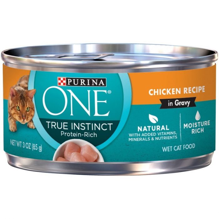 Purina ONE Chicken Cuts in Gravy Canned Cat Food - Image 1