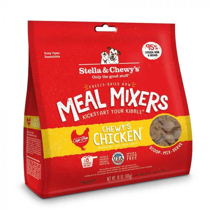 Stella & Chewy's Freeze Dried Raw Chewy's Chicken Meal Mixers Grain Free Dog Food Topper - Image 1