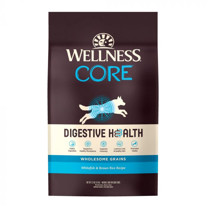 Wellness Core Digestive Health Whitefish Recipe Dry Dog Food - Image 1