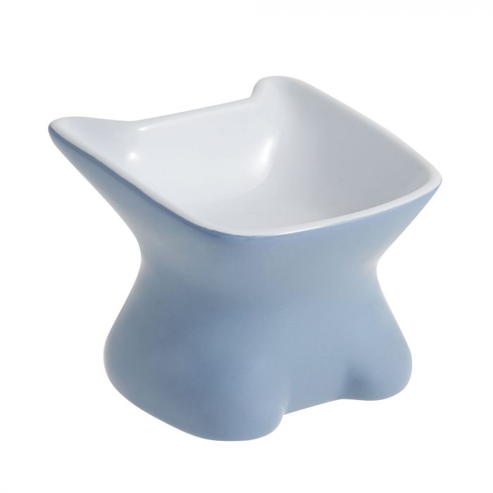 Whisker City® Elevated Ceramic Cat Bowl - Image 1