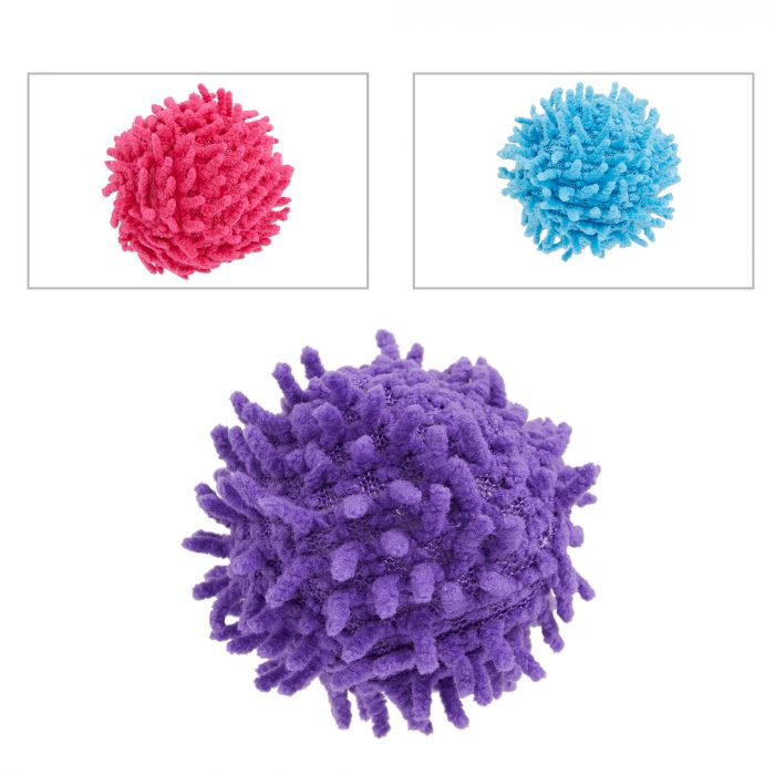 Whisker City® Noodle Plush Ball Cat Toy (COLOR VARIES) - Image 1