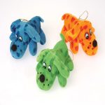 Plush Polka Dot Dog Plush Toys - Assorted Colors, 5"