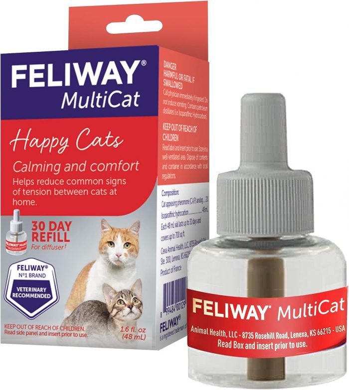 Feliway Multi Cat Refill 48mL - Pheromone Solution for Harmonious Cat Coexistence - Image 1