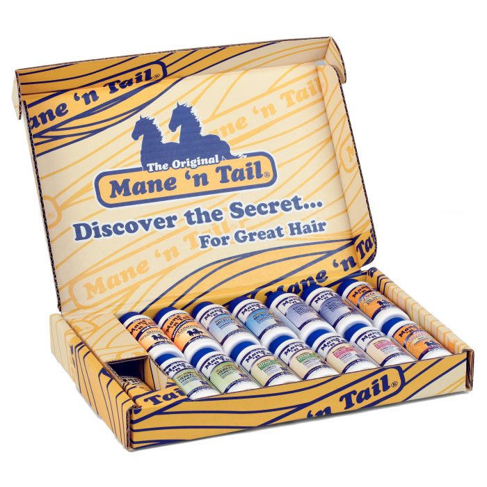 Mane 'n Tail Sampler Gift Box Trial Size Shampoos Conditioners and Detanglers 15 Piece Set - Image 1