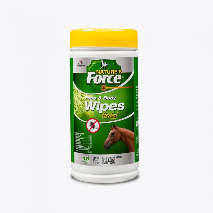 Nature’s Force® Horse Face & Body Wipes - Image 1